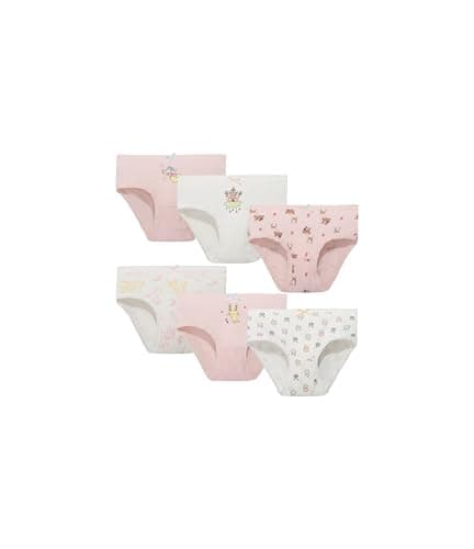 NEIYISHE Girls' Cotton Brief Breathable Toddler Panties Kids Assorted Underwears (6, Bssorted B16)