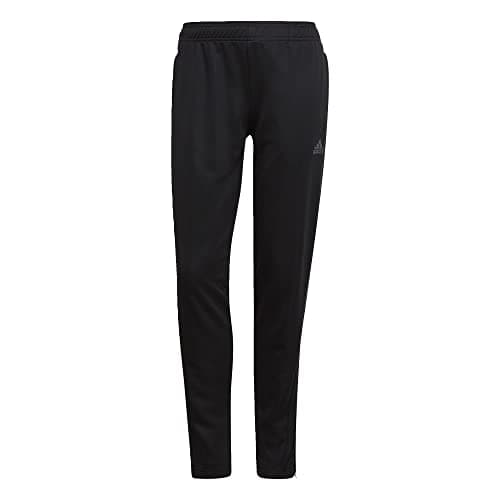 adidas Women's Tiro 21 Track Pants, Black/Dark Grey Heather, X-Small