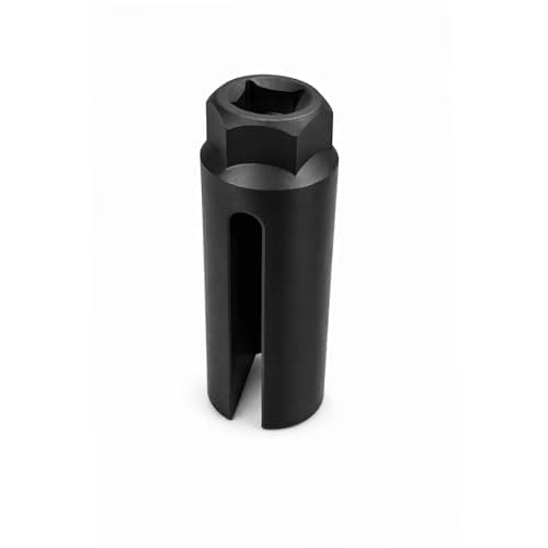 Zuqentar 22mm 7/8" Oxygen Sensor Socket, 1/2" Drive O2 Sensor Removal Tool, 3-1/2" Long Deep Socket with 0.31" (8mm) Slot | CR-V Steel | for Most Upstream & Downstream Oxygen Sensors