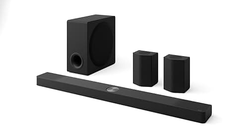 LG S95TR 9.1.5-Channel OLED evo TV Matching Home Theater Soundbar with Rear Surround Speakers and Wireless Subwoofer, Wow Orchestra, Dolby Atmos, WOWCAST Built-in