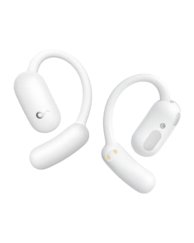 soundcore AeroFit 2 by Anker, Open-Ear Headphones, Real-Time Translation Earbuds, 4 Adjustable Positions for Every Ear Size, 2× Richer Bass, Hi-Res, 42H Playtime, IP55,AI Clear Calls,Wireless Charging