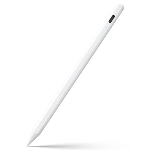Stylus Pen for iPad 6th-11th Generation-2X Fast Charge Active Pencil Compatible with 2018-2026 Apple iPad Pro 11"/12.9"/M4, iPad Air 3/4/5/M2/M3/M4,iPad mini 5/6/7 Gen-White