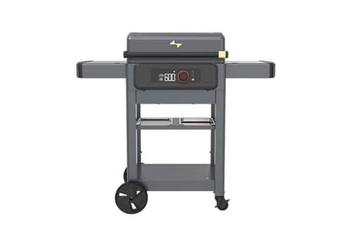 Current® Model G Griddle, Smart Electric Outdoor Flat Top BBQ Grill with 200°F to 600°F Range for Searing & Roasting, Digital Precision, Apartment-Friendly & Weather-Resistant, Slate