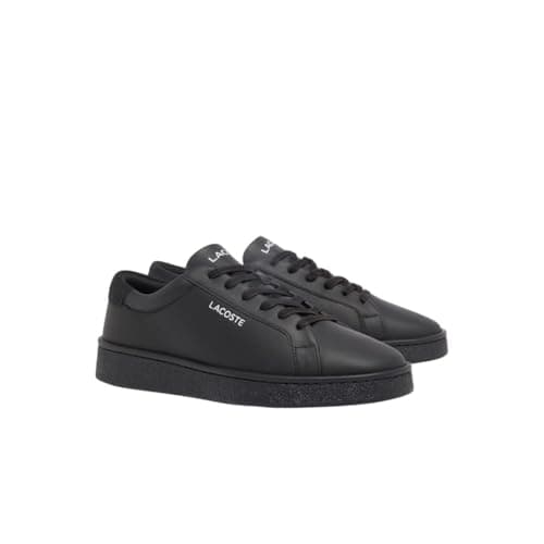 Lacoste Men's Courtderby Sneaker, Black, 13