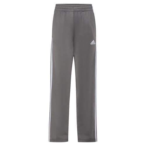 adidas boys Iconic Tricot Jogger Track Pants Iconic Grey Five, 18-20 Husky