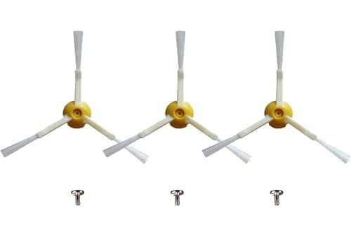 3 Pack Side Brush Replacement for IRobot Roomba 800/900 Series 960 980 985 Models, Replacement Parts Accessories, ABS and Nylon Side Brushes
