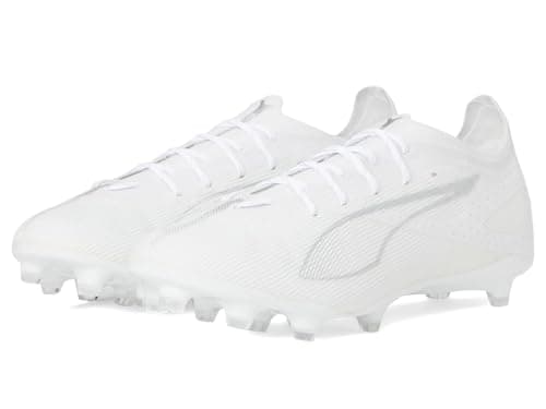 PUMA Mens Ultra 5 Pro Firm GroundArtificial Ground Soccer Cleats - White - Size 9 M