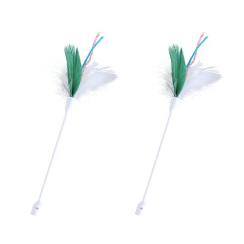 Gardner Pet 2 Pcs Feather Attachment Refills for The Down Part of Hide and Seek Cat Toy