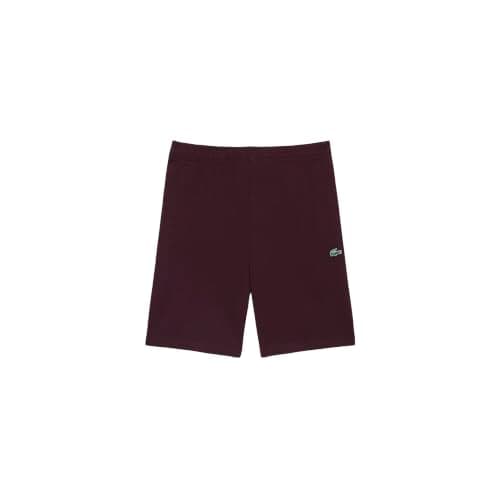 Lacoste Men's Regular Fit Double Face Interlock Shorts, Oxalis, 4X-Large