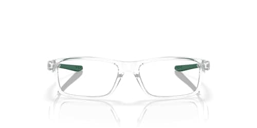 Oakley Youth OY8002 Crosslink XS Prescription Eyewear Frames, Polished Clear/Demo Lens, 49 mm