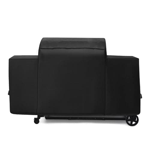 Outdoor Heavy Duty Waterproof Pellet Grill Cover for Traeger Woodridge Pro Grill Woodridge Elite Grill,Grill Cover for Traeger Grills BAC776 Full-Length All Weather Grill Cover Accessory,Black
