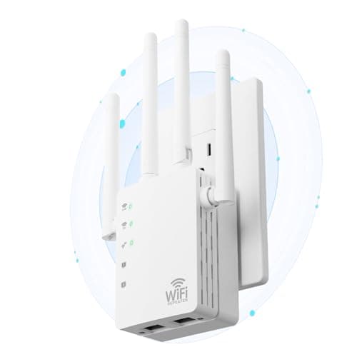 2026 WiFi Extenders Signal Booster with Dual Band 5GHz/2.4GHz, Long Range Up to 13888 sq. ft & 150+ Devices, Internet Extender WiFi Booster, WiFi Extenders Signal Booster for Home and Outdoors