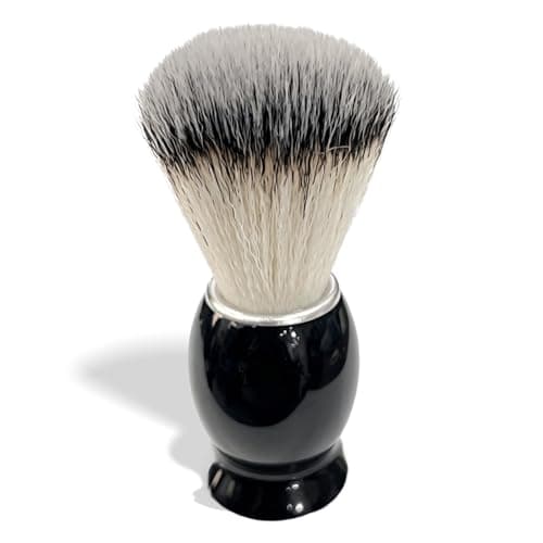 Men’s Shaving Brush with Smooth Handle – No-Shedding Bristles for Daily Shave – Ideal Gift for Father’s Day