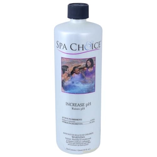 SpaChoice 1-Quart Premium pH Increaser for Hot Tub, Made in USA