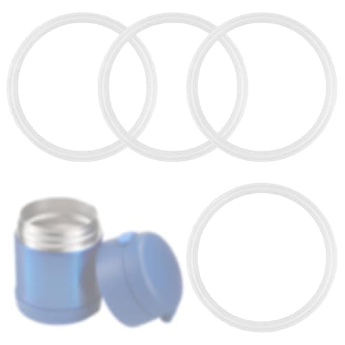 SAVITA 8pcs Silicone Food Jar Gaskets Compatible with Thermos