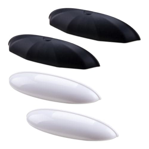 ZORZA 4Pcs Universal Car Rear View Camera Cover Weatherproof Sun & Rain Shade Shield Non-Obstructive Protection for Most Car Reversing Cameras Adhesive Backing Lossless Installation
