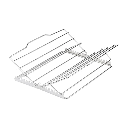 GoodCook Everyday Roasting Rack, Fits 9x13-Inch Baking Pans, Adjustable with 7 Rack Positions & Folds Flat for Storage, 11.5 x 10.8-Inch