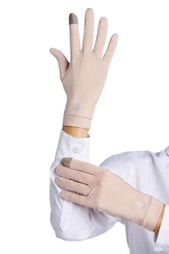 Full Finger UV Sun Gloves - UPF 50+ Sun Protection - Gannett in Beige