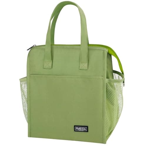 Insulated Lunch Bag Women, 12L Large Thermal Snack Bag Reusable Cooler Tote