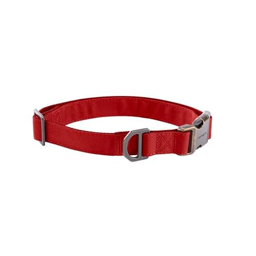 Carhartt Field Nylon Dog Collar Industry Red Medium