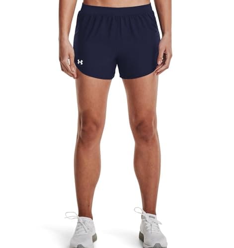 Under Armour Women's Fly by 2.0 Running Shorts, Midnight Navy (411)/Midnight Navy, 3X-Large