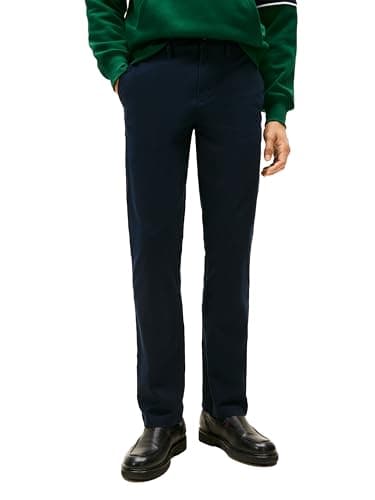 Tommy Hilfiger Men's Chino Pants Custom Fit Navy Blazer 32x38