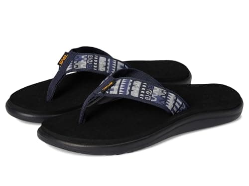 Teva Women's Voya Flip, Geo Mashup Navy, 12 US