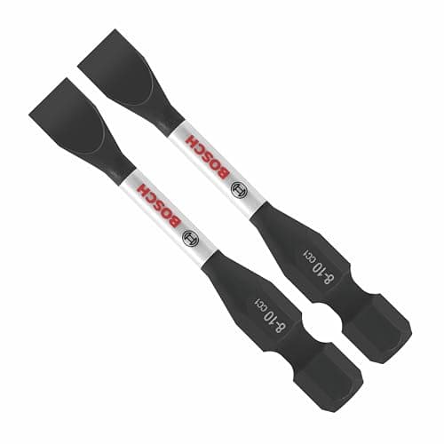 BOSCH ITDSL810202-2 pc. Driven 2 in. Impact Slotted #8-10 Power Bits