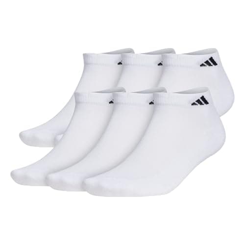 adidas Men's Athletic Cushioned Low Cut Ankle Socks 6 Pairs