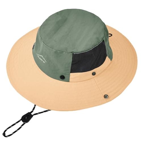 ZOORON Sun Hats for Teens Men Women Waterproof Fishing Hat UPF 50+ Bucket Hat Quick Dry Safari Hat for Beach Hiking Garden