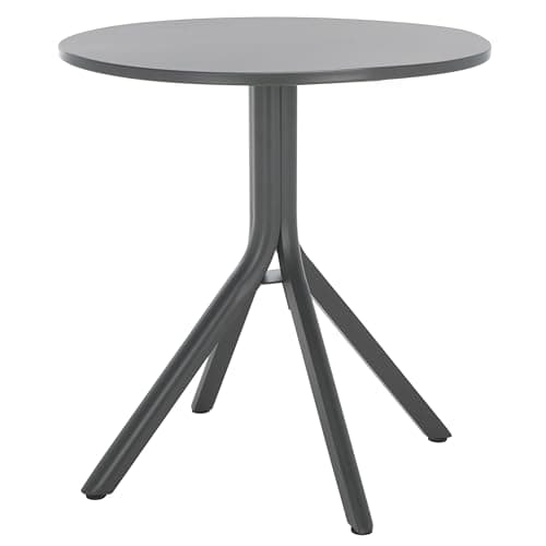 SAFAVIEH Outdoor Patio Furniture Core Modern Grey Metal Bistro Table