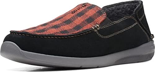 Clarks Collection Men's Gorwin Step Loafer, Black Suede, 10 M US