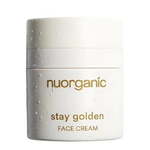 'Stay Golden' 24k Instant Face Lift Cream - Advanced Anti-Aging Moisturizer with Plant Stem Cells for Youthful Glow - Cruelty-Free Wrinkle Cream for All Skin - Vegan Beauty Skincare 50ml