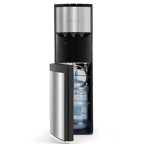 COSVALVE 5 Gal Bottom Loading Water Dispenser w/3 Temp Hot Cold &Room Water