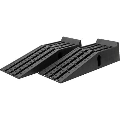 Ironton Poly Car Ramp Set, 12,000-Lb. GVW, 35.5in.L x 12in.W, 2-Pc.