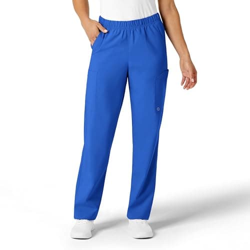 WINK W123 Unisex Multi-Cargo Scrub Pant, Royal, XX-Small