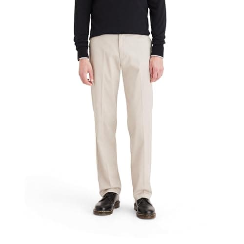 Dockers Men's Classic Fit Easy Khaki Pants (Standard and Big & Tall), Cloud, 44W x 30L