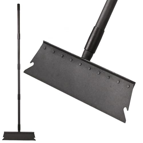 Large Garden Cleaning Shovel, 63 Inch Heavy Duty Cleaning Shovel with Sharp Blade Garden Tool for Weed, Lawn Edging, Scraping and Ice Removal