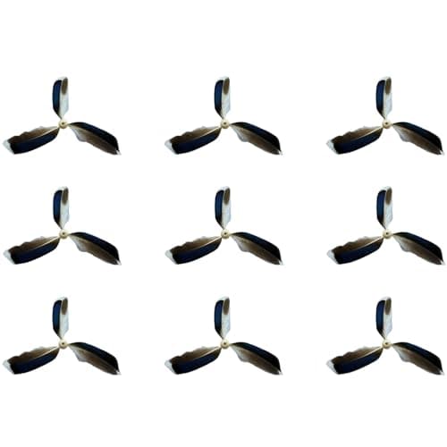 BSLOB Spinning Feather Propeller Refills for Cat Wand Toy, Cat Toy Wand Attachment Replacement with Lobster Clasp (9-Pack)