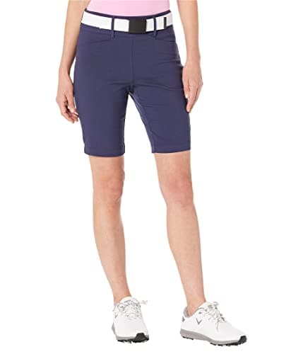 Callaway Women’s 9.5" Stretch Golf Shorts with Truesculpt, Moisture-Wicking, Eco-Friendly Ventilated Fabric, Peacoat, Medium