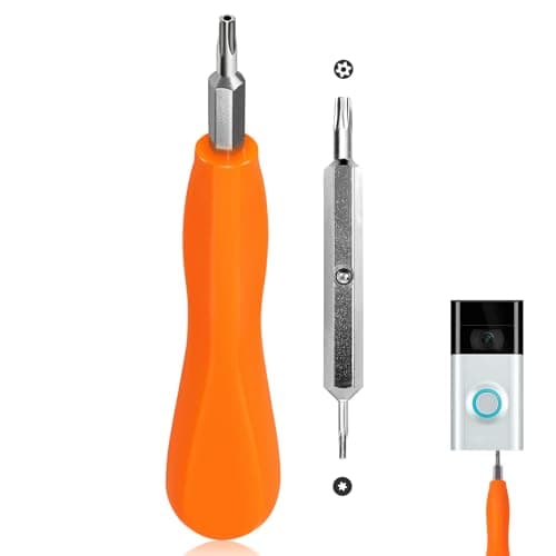 JSAZCKC Doorbell Screwdriver Replacement, Torx T6 T15 Camera Screwdriver