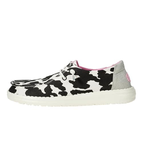 HEYDUDE Women's Pattern Wendy Cowgirl Sparkle Black/White