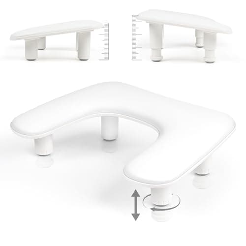 Arm Rest for Nails Tech,Height-Adjustable U Shaped Manicure Nail Arm Rest