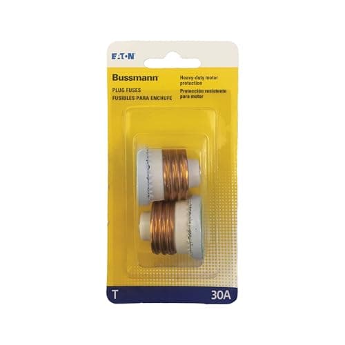 Eaton Bussmann series T 15 Amp, 125 Vac and IR 10 kA, Retail Pack - 2 Pieces