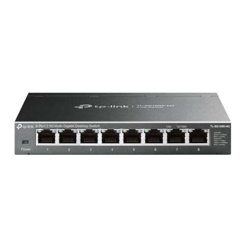 TP-Link TL-SG108S-M2, 8-Port Multi-Gigabit 2.5G Unmanaged Ethernet Switch