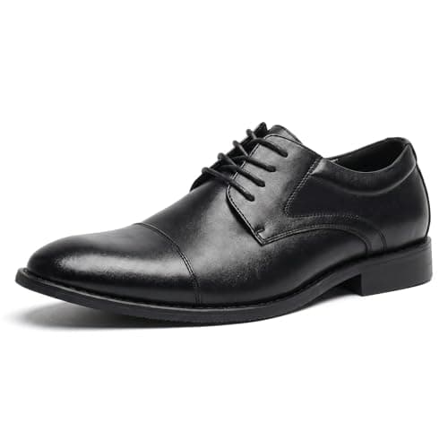 Glamor Chaser Mens Dress Shoes, Classic Derby Shoes for Work Wedding