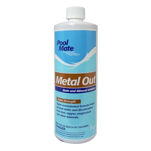 Pool Mate 1-Quart Concentrated Metal Out, Pool Metal Remover