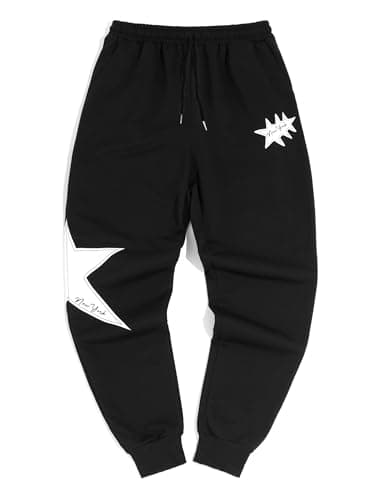 ZAFUL Cuffed Sweatpants for Men Graphic Casual Pants Go Out Athletic Pants
