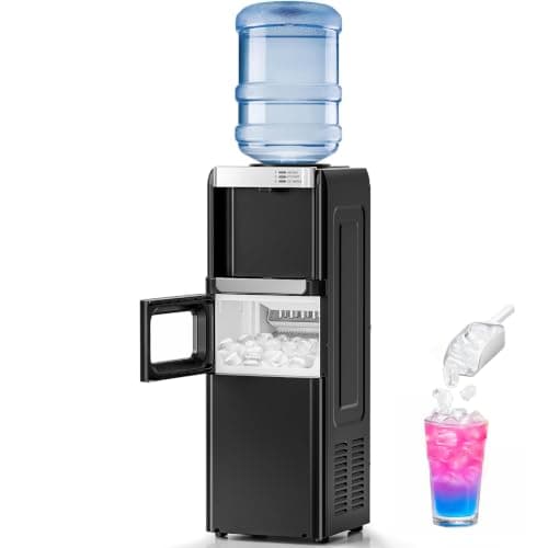 Kismile Water Dispenser with Ice Maker, 3 in 1 Water Cooler, Top Loading