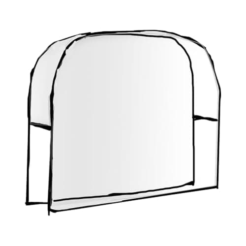 UUYYEO Round Barber Chair Cover Protector Clear PVC Salon Chair Protective Cover Hairdressing Chairs Back Covers Beauty Spa Chairs Protection Covers Hair Stylist Protectors